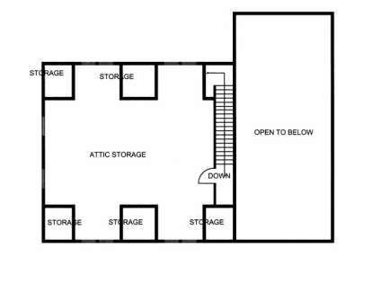 Second Floor for House Plan #039-00441