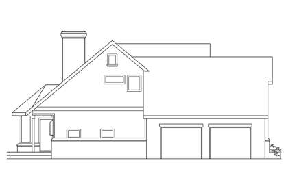 Country House Plan #035-00702 Elevation Photo
