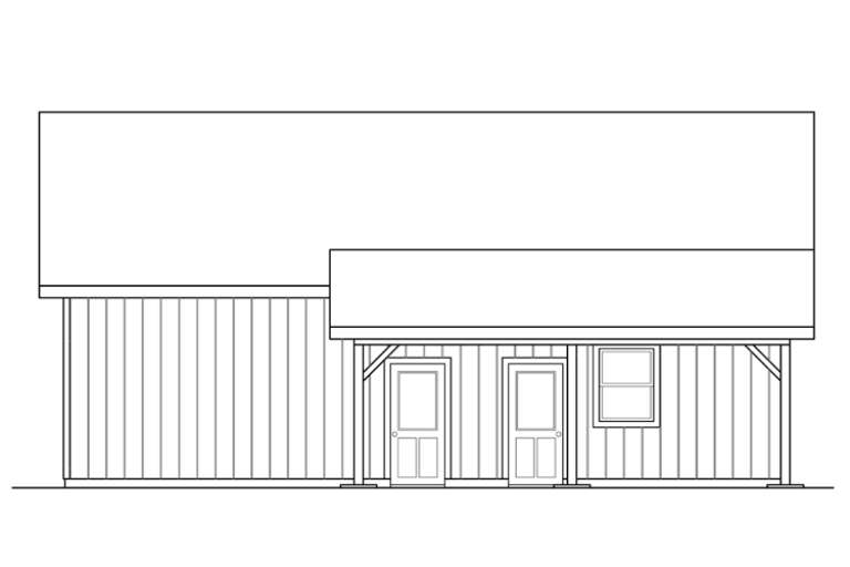 Craftsman House Plan #035-00704 Elevation Photo