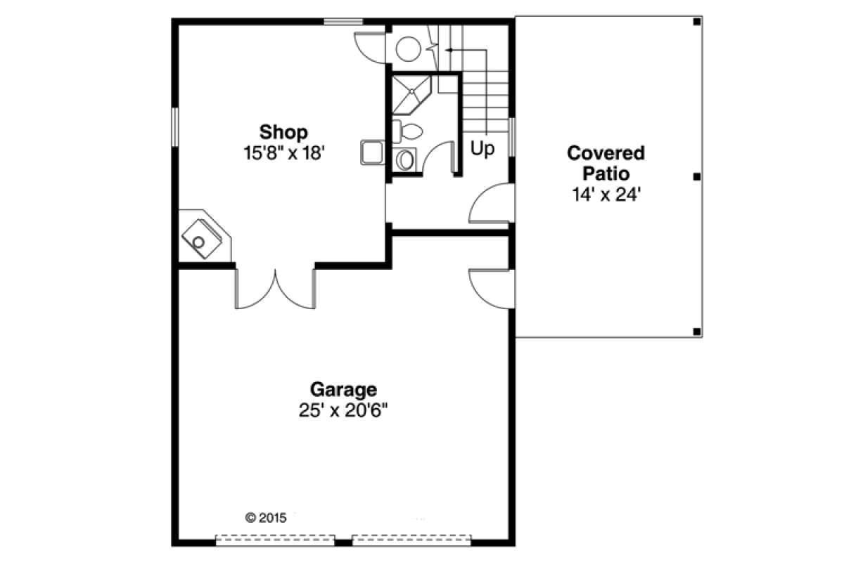 1st Floor for House Plan #035-00704