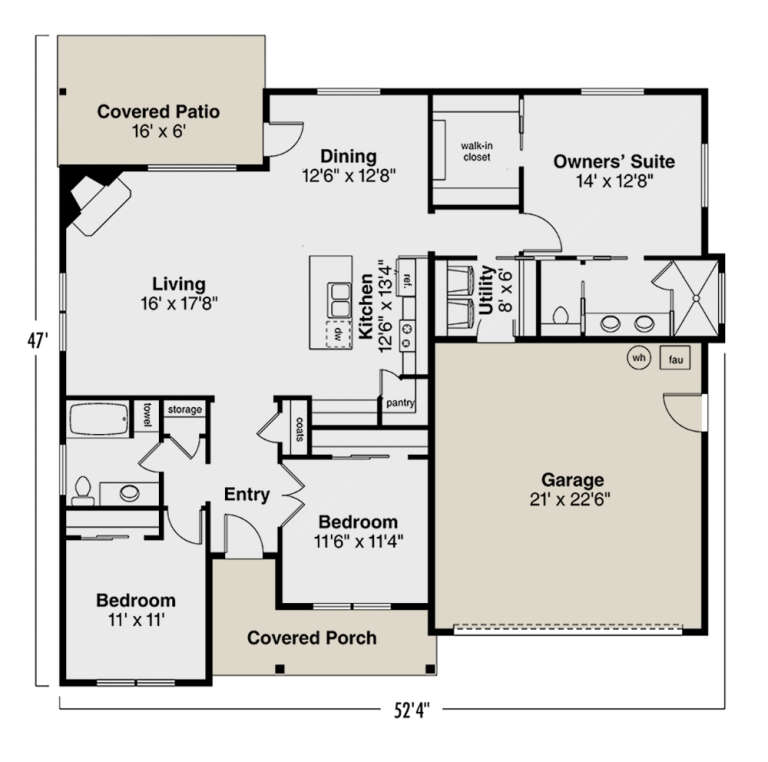 House Plan House Plan #18134 Drawing 1