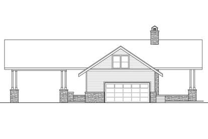 Mountain House Plan #035-00707 Elevation Photo