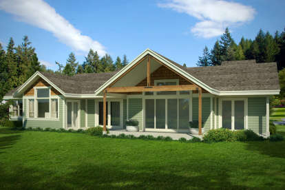 Northwest House Plan #035-00708 Elevation Photo