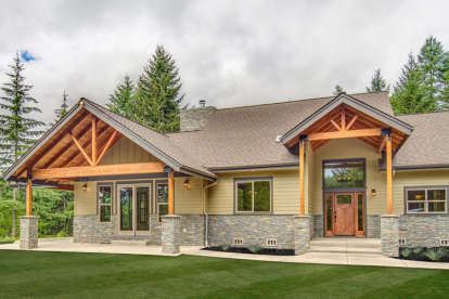 Craftsman House Plan #035-00709 Elevation Photo