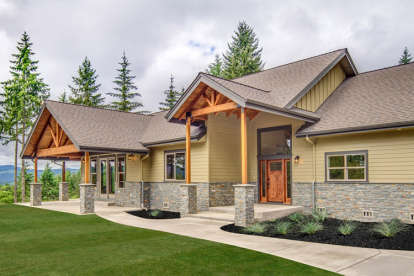 Craftsman House Plan #035-00709 Elevation Photo