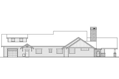 Craftsman House Plan #035-00709 Elevation Photo