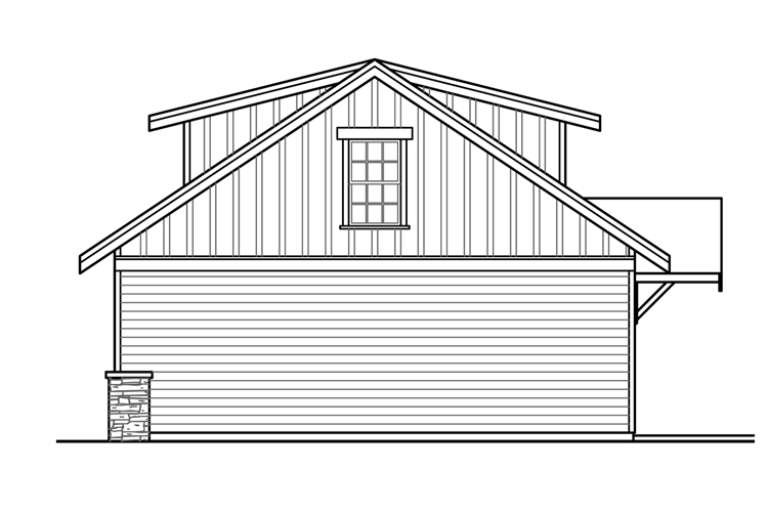 Craftsman House Plan #035-00709 Elevation Photo