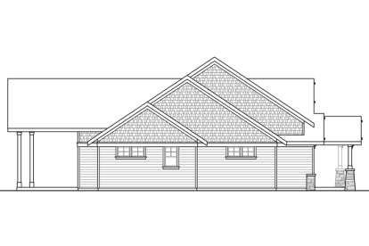 Craftsman House Plan #035-00710 Elevation Photo