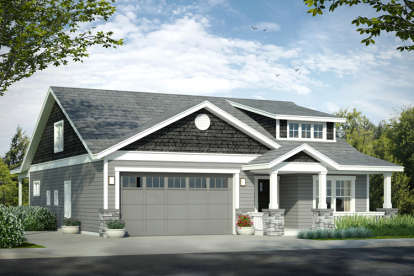 Cottage House Plan #035-00711 Elevation Photo