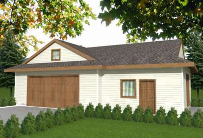 Traditional House Plan #039-00442 Elevation Photo