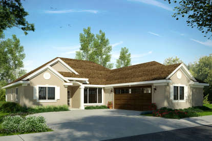 Traditional House Plan #035-00713 Elevation Photo