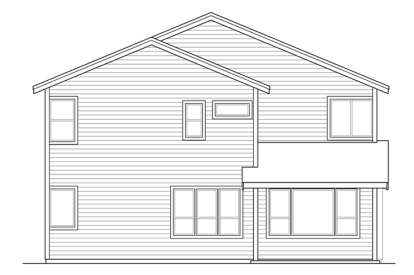 Narrow Lot House Plan #035-00715 Elevation Photo
