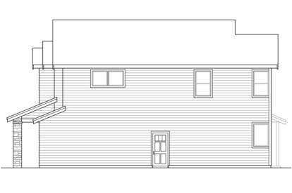 Narrow Lot House Plan #035-00715 Elevation Photo