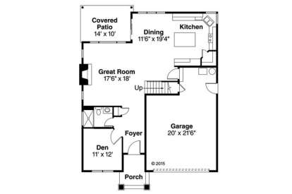 1st Floor for House Plan #035-00715