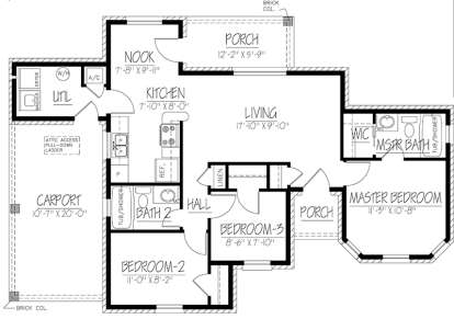 House Plan House Plan #18146 Drawing 1
