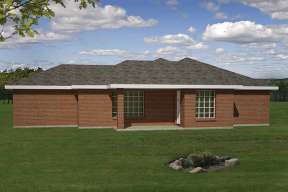 Ranch House Plan #1754-00022 Elevation Photo