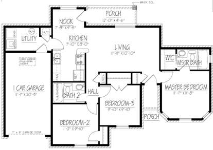 House Plan House Plan #18147 Drawing 1