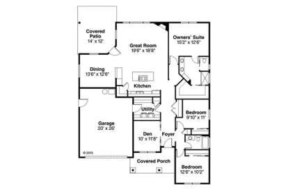 House Plan House Plan #18149 Drawing 1