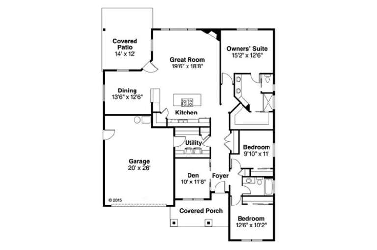 House Plan House Plan #18149 Drawing 1