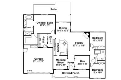 1st Floor for House Plan #035-00718