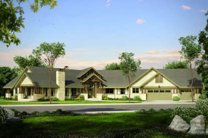 3 Bed, 2 Bath, 4680 Square Foot House Plan - #035-00719