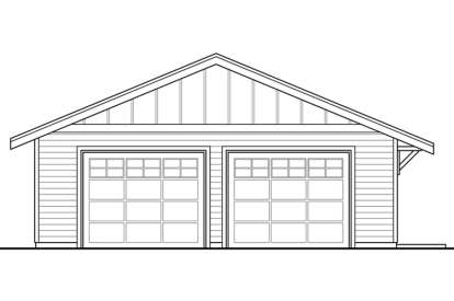 Ranch House Plan #035-00721 Elevation Photo