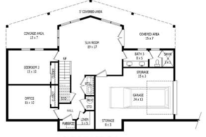 Basement for House Plan #940-00025