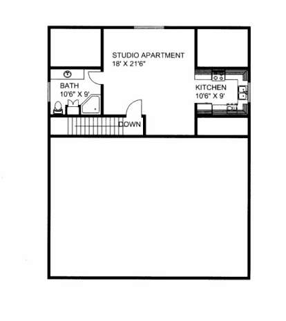 Second Floor for House Plan #039-00444