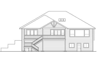 Craftsman House Plan #035-00724 Elevation Photo
