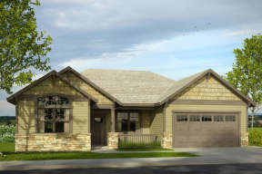 Craftsman House Plan #035-00726 Elevation Photo