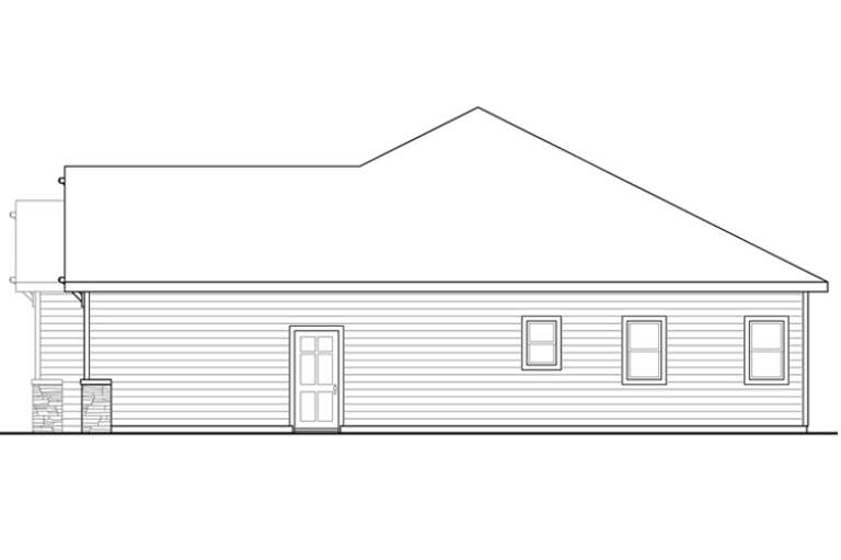 Craftsman House Plan #035-00726 Elevation Photo