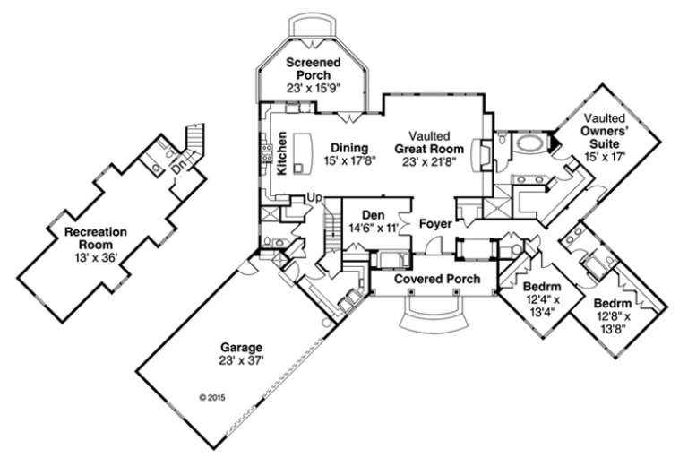 House Plan House Plan #18163 Drawing 1