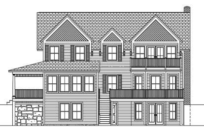 Country House Plan #1754-00025 Elevation Photo