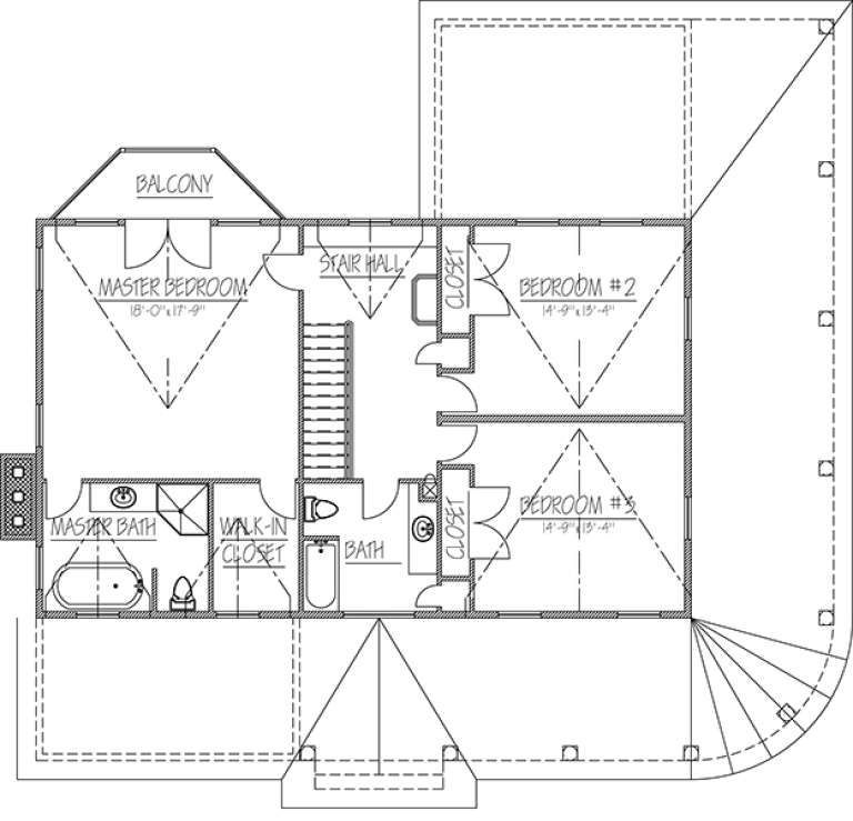House Plan House Plan #18167 Drawing 2
