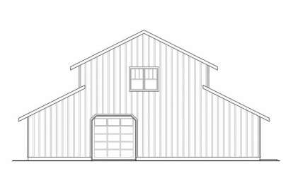 Barn House Plan #035-00731 Elevation Photo