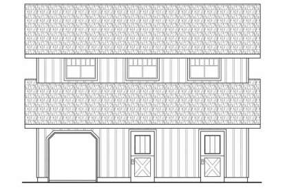 Barn House Plan #035-00731 Elevation Photo