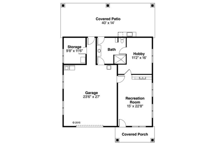 House Plan House Plan #18170 Drawing 1