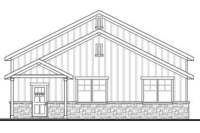 Country House Plan #035-00734 Elevation Photo
