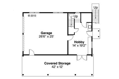 1st Floor for House Plan #035-00735