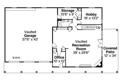 1st Floor for House Plan #035-00736