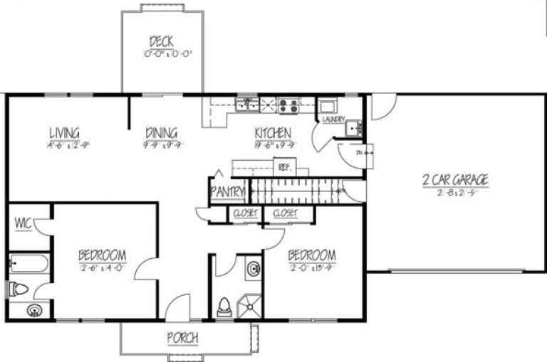 House Plan House Plan #18174 Drawing 1