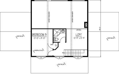 Upper for House Plan #1754-00029