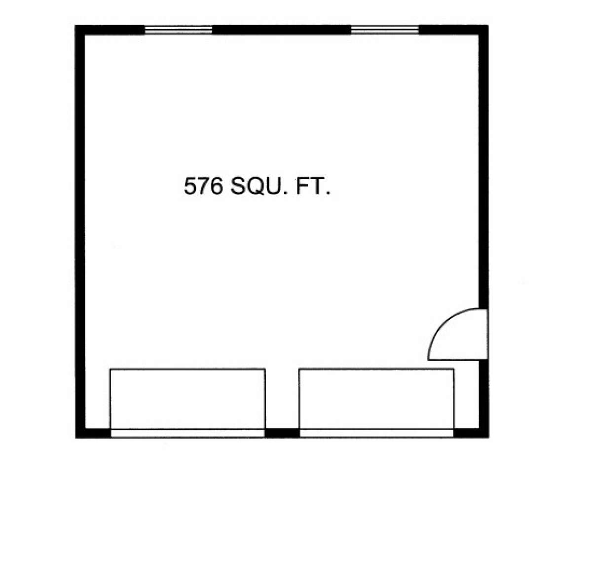 Garage Floor for House Plan #039-00446