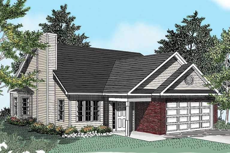 House Plan House Plan #18180 Front Elevation