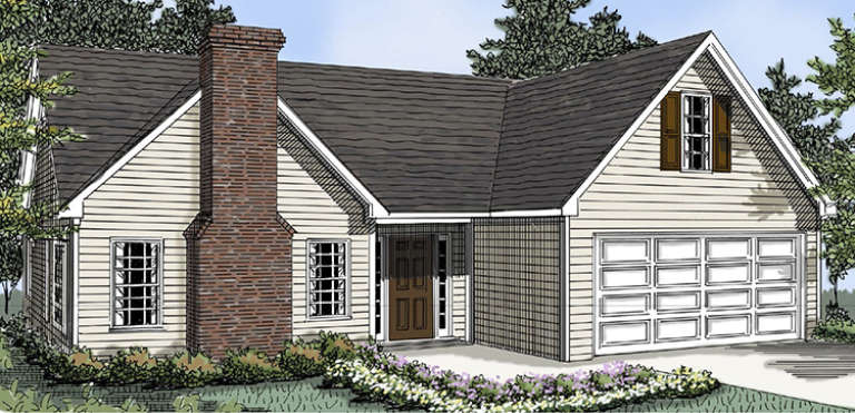 House Plan House Plan #18181 Front Elevation
