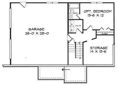 Lower for House Plan #6082-00060
