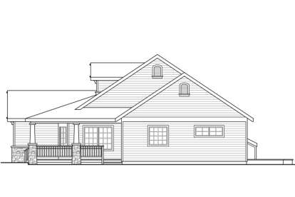Craftsman House Plan #035-00738 Elevation Photo
