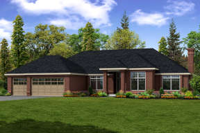 Contemporary House Plan #035-00739 Elevation Photo