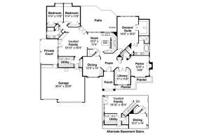 Floorplan 1 for House Plan #035-00739