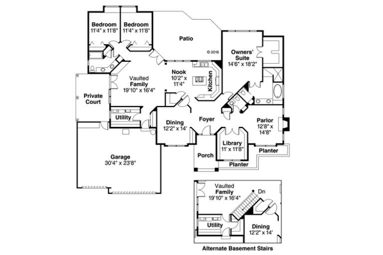 House Plan House Plan #18186 Drawing 1